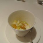 リストランテ カノフィーロ - ハマグリとトマト、フィノッキオのジェラティーナ