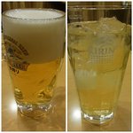 錦糸町飯店 - ビール＆凍頂烏龍ハイ