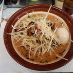 ラーメン丸仙 - ネギ味噌ラーメン+味玉　900円