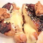 ラ・リューン - メニューＡ 2625円 の紅玉のリンゴのオープン焼き クレームブリュレ仕立て タイムのソルベ