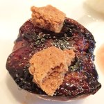 ラ・リューン - メニューＡ 2625円 の紅玉のリンゴのオープン焼き クレームブリュレ仕立て タイムのソルベ