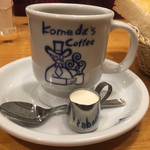 コメダ珈琲店 - ブレンドコーヒー420円(モーニングは11:00迄)のアップ