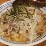 炭火串焼 初代バッジョ - 〆の鶏ガラスープ茶漬け