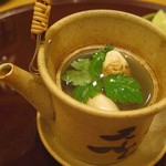 赤坂 詠月 - 松茸と穴子の土瓶蒸し