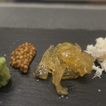 あもん ヨコ - 炉釜焼き塊肉ステーキ（神戸牛ランプ）ズームアップ