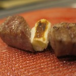 あもん ヨコ - 串焼き（ねぎ間）ズームアップ