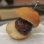 あもん ヨコ - ヨコ式ミニバーガー　ズームアップ