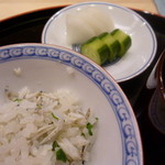 味 ふくしま - 氷魚と青菜のご飯