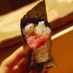 鮨 さいとう - トロタク手巻き