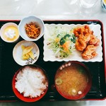 焼石クアパークひめかゆ 食堂 - 唐揚げ定食