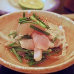 と村 - 河豚のブツ、ポン酢