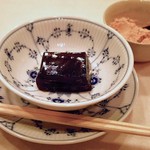 と村 - 黒糖蓮根餅、きな粉