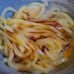 さぬきの麺家 香風 - かまたまに醤油をかけました