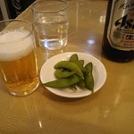 Kouranhonten - ビール500円にセット？枝豆