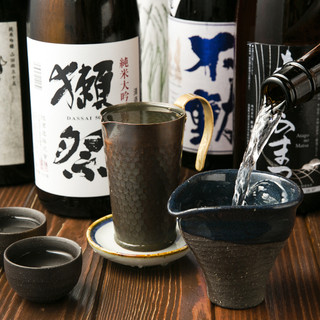 こだわり日本酒ラインナップ☆当店でしか呑めない限定酒も