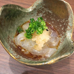 あなごと日本酒 なかむら - のれそれポン酢ですよー