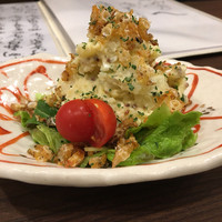 あなごと日本酒 なかむら - 穴子の骨とポテトサラダ