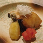 嵯峨沢館 - 焼肴　寒鰤味噌柚庵焼き