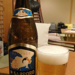 嵯峨沢館 - 部屋のビールはご当地ラベル