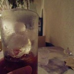 Pop up CAFE - アイスコーヒーの氷　まあるい氷でした