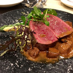 ユーロダイア - 牛ハツ ポルチーニ茸のソース