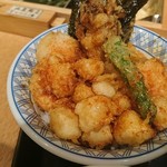 稲庭うどんとめし 金子半之助 - 天ばら飯　アップ(17-03)