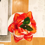 東福寺野倶楽部 - いちごパフェ 1200円