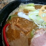 麺処 蓮海 - まぐろ豚骨味噌ラーメン【Mar.2017】