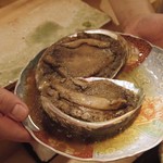 東麻布 天本 - トコブシの酒蒸し