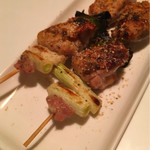 丹波地鶏とビオワイン 六賢 - チャンキー…塩。……もっかい食べたい。