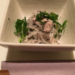 丹波地鶏とビオワイン 六賢 - お通し…ここからすでに、美味しかったです