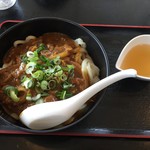 こだわり手打ちうどん 山 - 特製カレーうどん　大盛り