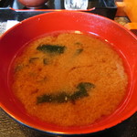 Marukasoba - 塩辛い味噌汁！