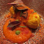 IL TEATRINO DA SALONE - Panissa di ceci con baccalaパニッサ ディ チェーチを纏ったバッカラ