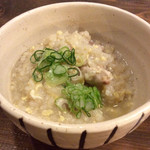 TOLAND CAFE - 〆の鶏雑炊も美味だった。思わずお代わりをしてしまった。
