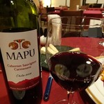 ムッシュ - ハウスワイン（チリワインでした）