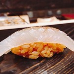 鮨 とかみ - 2017.2.  鱚の昆布締め