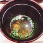 鮨 とかみ - 2017.2.  鮪のコラーゲンスープ