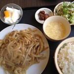 Ariari - 生姜焼き定食　７５０円