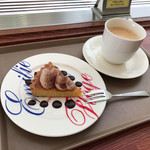 Klimt - 【スイーツ＆ドリンクセット/チョコタルト・チョコソース添え】（420円税込）（420円税込）