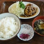 ことぶき食堂 - 焼肉定食600円