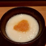 鮨 和さび - このこ入りハマグリ出汁茶碗蒸し