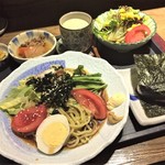 明日葉 - 冷やし中華定食