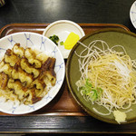 信州家 - 【ランチ】 穴子丼＋そば　\1100