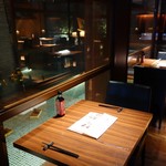 元祖博多めんたい重 - （2017/1月）私が着席した2階の席