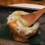 扇規 - 芽キャベツと蟹のグラタン