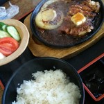 金寿司 地魚定 - マグロステーキ定食1000円。