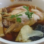 ラーメンのアップ。