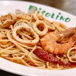 Pisorino - ペスカトーレ（魚介とトマトのスパゲティ）