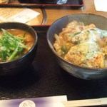 しお津 - カツどんとミニカレーうどん